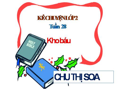 Tuần 28. Kho báu