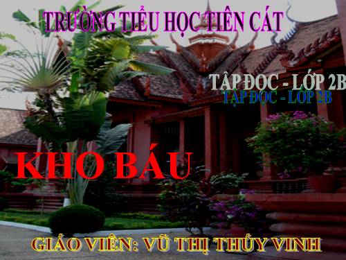 Tuần 28. Kho báu