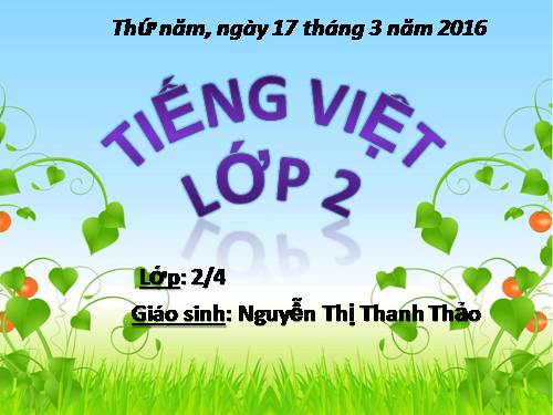 Tuần 28. Cây dừa