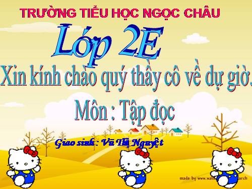 Tuần 25. Bé nhìn biển