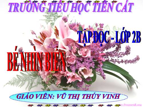 Tuần 25. Bé nhìn biển