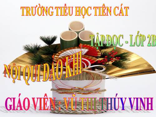 Tuần 23. Nội quy Đảo khỉ