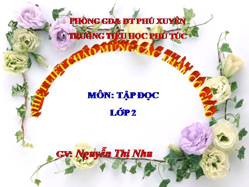 Tuần 21. Chim sơn ca và bông cúc trắng