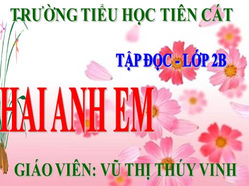 Tuần 15. Hai anh em