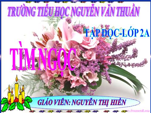 Tuần 17. Tìm ngọc