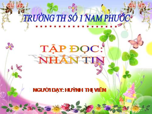 Tuần 14. Nhắn tin