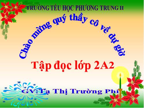 Tuần 15. Bé Hoa