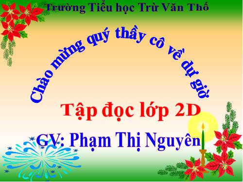 Tuần 15. Bé Hoa