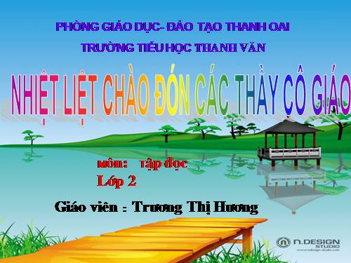 Tuần 32. Tiếng chổi tre