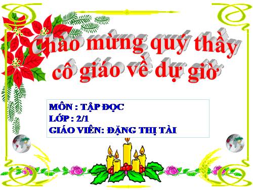 Tuần 8. Bàn tay dịu dàng