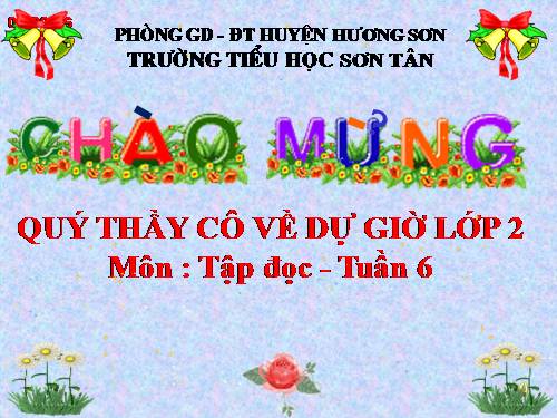 Tuần 6. Ngôi trường mới