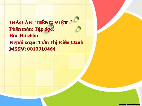 Tuần 11. Bà cháu