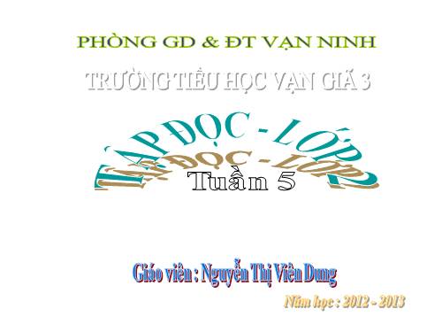 Tuần 5. Chiếc bút mực