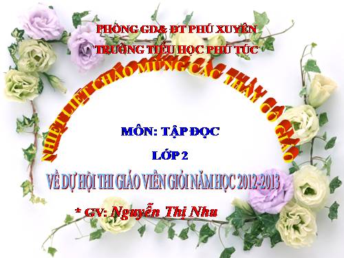 Tuần 21. Chim sơn ca và bông cúc trắng
