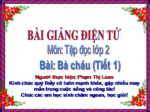 Tuần 11. Bà cháu