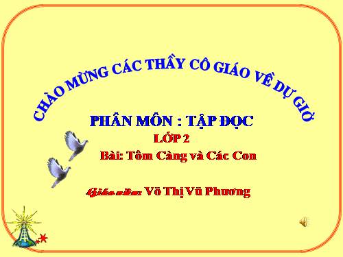 Tuần 26. Tôm Càng và Cá Con