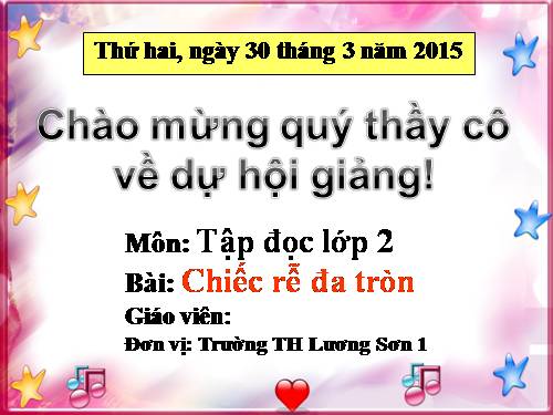 Tuần 31. Chiếc rễ đa tròn