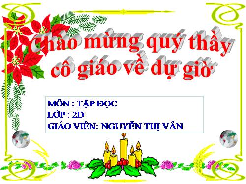 Tuần 8. Bàn tay dịu dàng