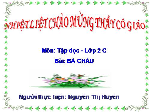 Tuần 11. Bà cháu