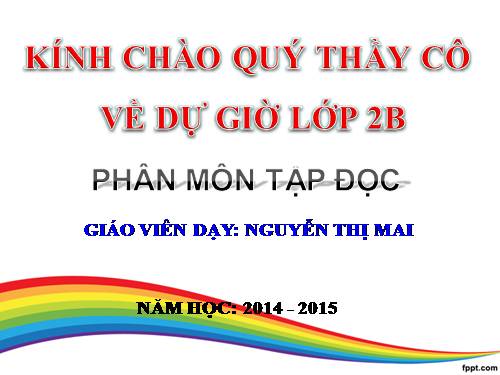 Tuần 6. Ngôi trường mới