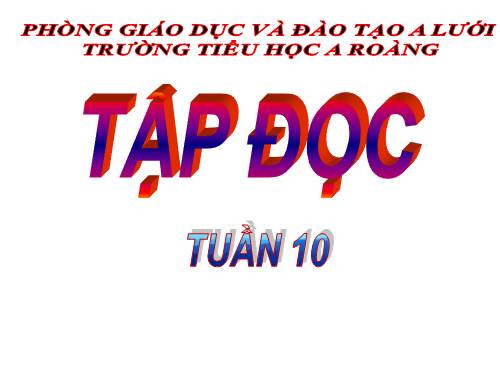 Tuần 10. Bưu thiếp