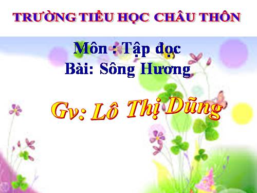 Tuần 26. Sông Hương