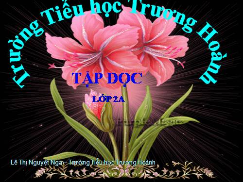 Tuần 15. Bé Hoa