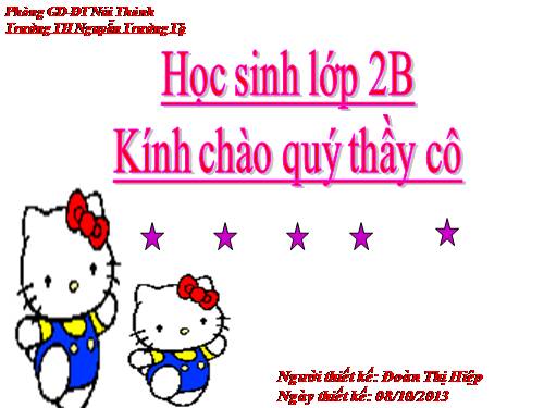 Tuần 8. Bàn tay dịu dàng
