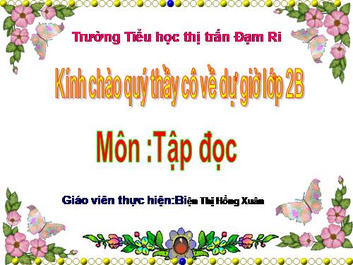 Tuần 15. Bé Hoa