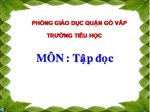 Tuần 28. Kho báu
