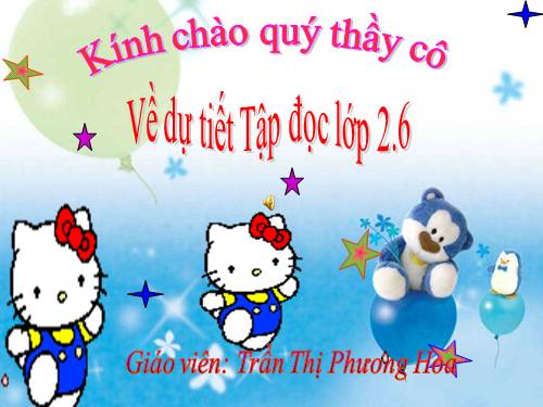 Tuần 8. Bàn tay dịu dàng