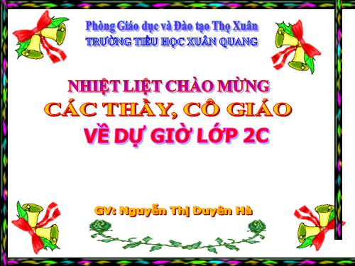 Tuần 20. Mùa xuân đến