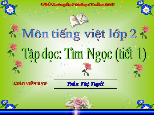 Tuần 17. Tìm ngọc