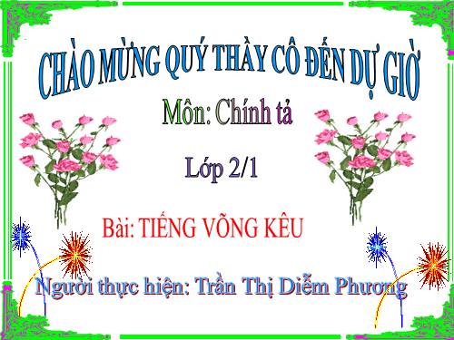 Tuần 14. Tiếng võng kêu