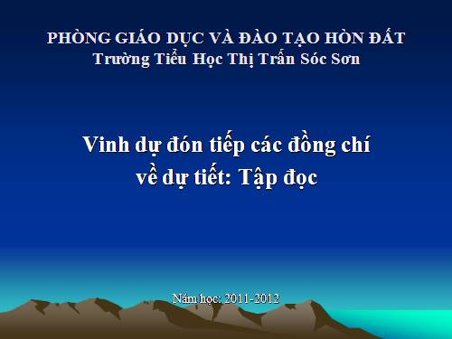 Tuần 15. Bé Hoa