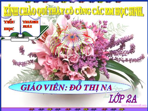 Tuần 7. Thời khoá biểu