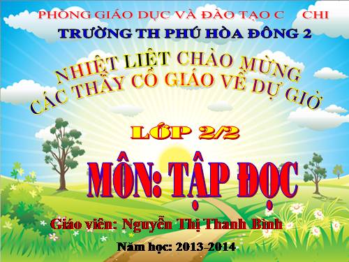 Tuần 13. Bông hoa Niềm Vui
