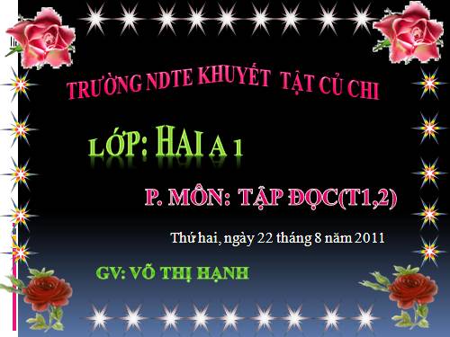 Tuần 1. Có công mài sắt, có ngày nên kim