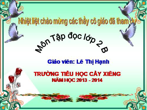 Tuần 15. Bé Hoa