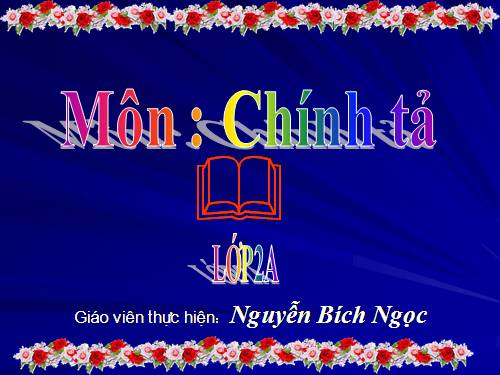 Tuần 8. Bàn tay dịu dàng