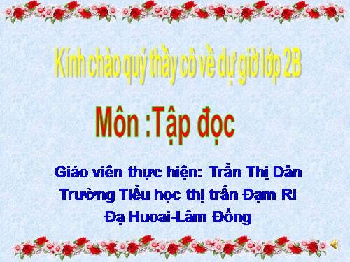 Tuần 13. Quà của bố