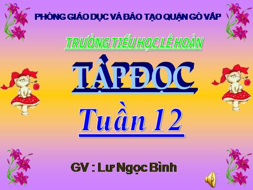 Tuần 12. Mẹ