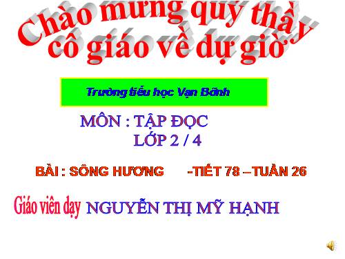 Tuần 26. Sông Hương