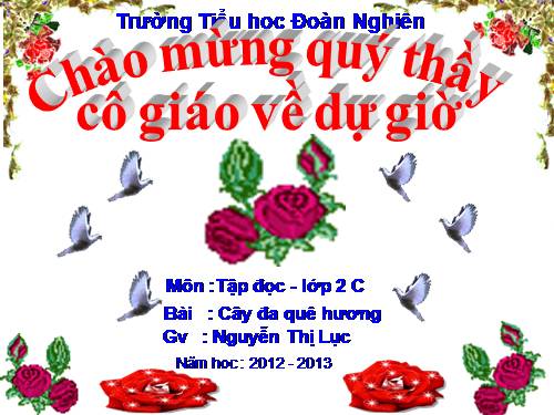 Tuần 29. Cây đa quê hương