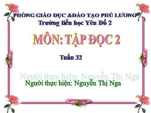 Tuần 32. Tiếng chổi tre
