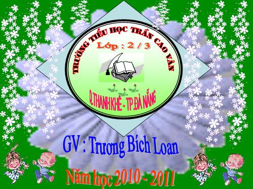 Tuần 32. Chuyện quả bầu