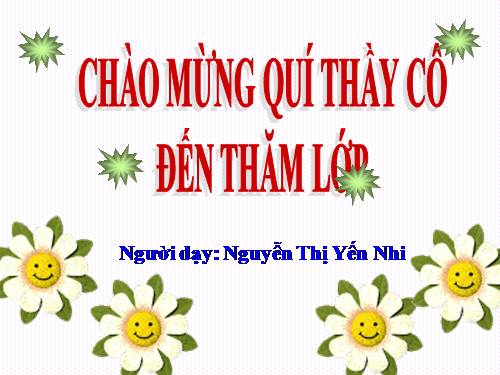 Tuần 15. Bé Hoa
