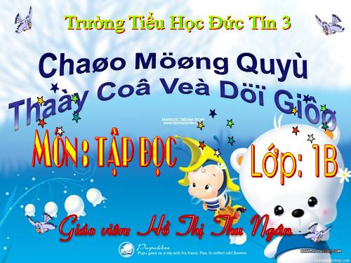 Tuần 13. Quà của bố