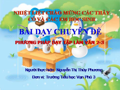 TẬP LÀM VĂN