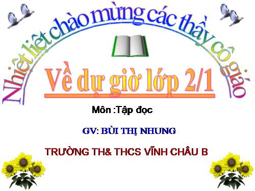 Tuần 21. Vè chim